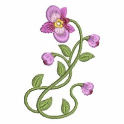 Art Nouveau Flowers 2 04 machine embroidery designs