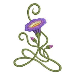 Art Nouveau Flowers 2 05 machine embroidery designs