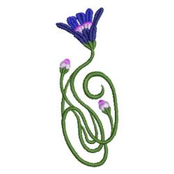 Art Nouveau Flowers 2 07 machine embroidery designs