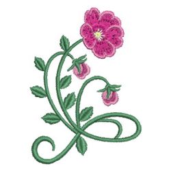Art Nouveau Flowers 2 09 machine embroidery designs