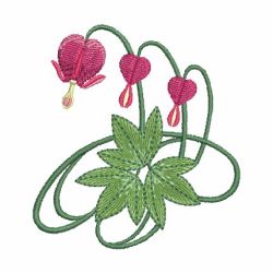 Art Nouveau Flowers 2 10 machine embroidery designs