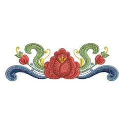 Rosemaling Roses 01 machine embroidery designs
