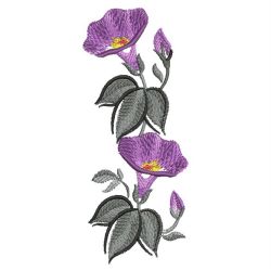 Brush Painting Morning Glory 04(Md) machine embroidery designs