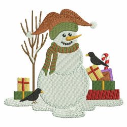 Snowmen 2 10 machine embroidery designs