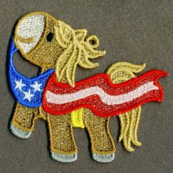 FSL Patriotic Pony machine embroidery designs