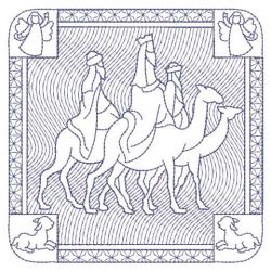 Embossed We Three Kings 04(Lg) machine embroidery designs