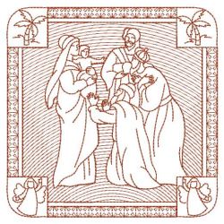 Embossed We Three Kings 07(Md) machine embroidery designs