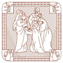 Embossed We Three Kings 07(Lg) machine embroidery designs