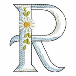 Daisy Alphabet 18 machine embroidery designs