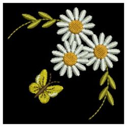 Beautiful Daisies 03 machine embroidery designs