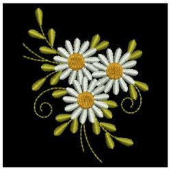 Beautiful Daisies 06 machine embroidery designs