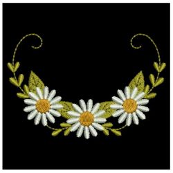 Beautiful Daisies 07 machine embroidery designs