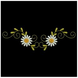 Beautiful Daisies 09 machine embroidery designs