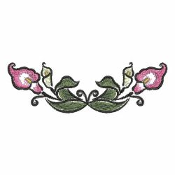 Brush Painting Calla Lily 04 machine embroidery designs