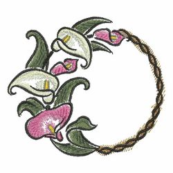 Brush Painting Calla Lily 12 machine embroidery designs