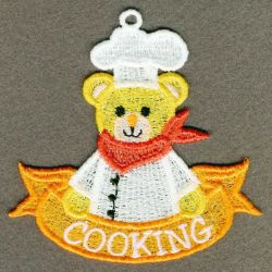 FSL Teddy Chef 04 machine embroidery designs