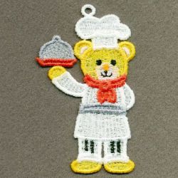 FSL Teddy Chef 10 machine embroidery designs