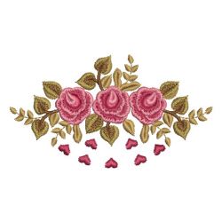 Classic Roses 03 machine embroidery designs