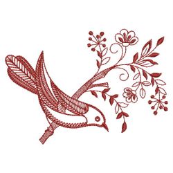 Redwork Birds(Md) machine embroidery designs