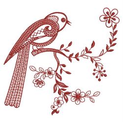 Redwork Birds 05(Md) machine embroidery designs