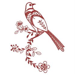 Redwork Birds 09(Sm) machine embroidery designs