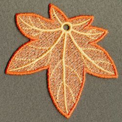 FSL Leaves Bookmark 2 machine embroidery designs