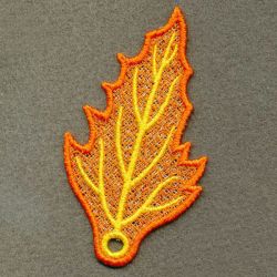 FSL Leaves Bookmark 2 04 machine embroidery designs