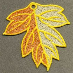 FSL Leaves Bookmark 2 07 machine embroidery designs