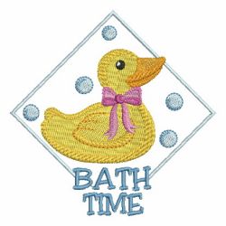Bathtime Rubber Ducky machine embroidery designs