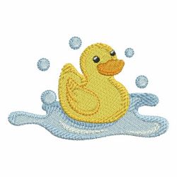 Bathtime Rubber Ducky 02 machine embroidery designs