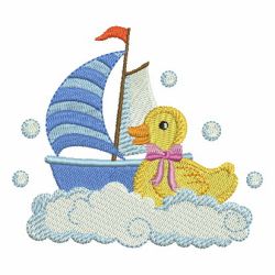 Bathtime Rubber Ducky 04 machine embroidery designs