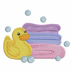 Bathtime Rubber Ducky 05 machine embroidery designs