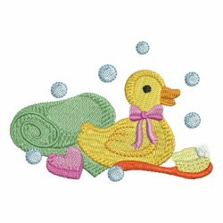 Bathtime Rubber Ducky 08 machine embroidery designs