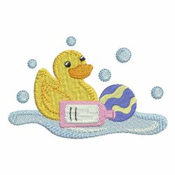 Bathtime Rubber Ducky 09 machine embroidery designs