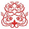 Redwork Art Nouveau Roses(Lg)