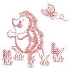 Redwork Hedgehogs 04(Sm)