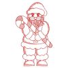 Redwork Santa Claus(Sm)