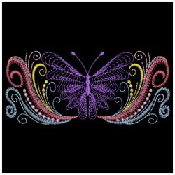 Neon Butterflies 3 07(Md) machine embroidery designs