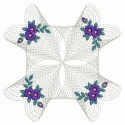 Floral Enticement Quilt 2(Sm) machine embroidery designs
