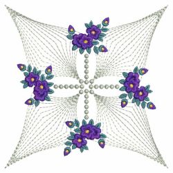 Floral Enticement Quilt 2 03(Sm) machine embroidery designs