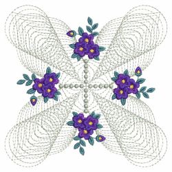 Floral Enticement Quilt 2 09(Sm) machine embroidery designs