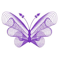 Rippled Butterflies 02(Sm) machine embroidery designs