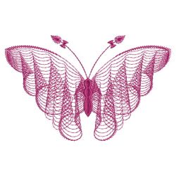 Rippled Butterflies 03(Lg) machine embroidery designs