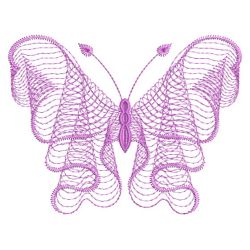 Rippled Butterflies 09(Lg) machine embroidery designs