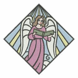 Stained Glass Angels machine embroidery designs