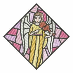 Stained Glass Angels 05 machine embroidery designs