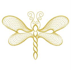 Rippled Dragonflies 02(Md) machine embroidery designs