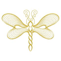 Rippled Dragonflies 02(Sm) machine embroidery designs