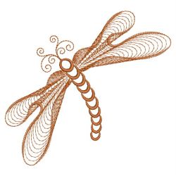 Rippled Dragonflies 08(Lg) machine embroidery designs