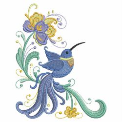 Rosemaling Hummingbirds 10(Lg)